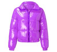 Chaqueta acolchada cálida para mujer, abrigo de invierno corto y corto | Trajes de otoño, capas de invierno, ropa casual, looks de viaje, viajes de fin de semana, viajes diarios, jeans, leggings