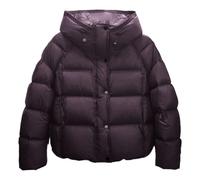 Chaqueta acolchada corta de mujer, cálida, cortavientos y repelente al agua | Capucha extraíble y bajo ajustable para trabajo y escapadas; ligera, cálida y fácil de combinar con vaqueros o leggings.