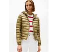 Chaqueta acolchada de manga larga con capucha Mujer Talla L. Color Verde