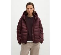 Chaqueta acolchada de plumón con capucha relajada Black Cherry 44