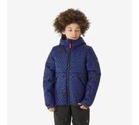 Chaqueta acolchada esquí cálida niños 6-14 años, 100 WARM azul 8 AÑOS