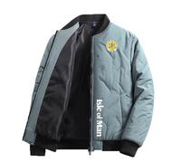 Chaqueta Acolchada Hombre Is.le Of M.a.n T.T, De Entretiempo Resistente Al Agua, Para Días Lluviosos, Otoño E Invierno, Interior Al Aire Libre, Jacket(Green,3XL)
