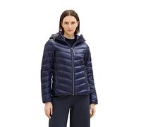 Chaqueta Acolchada Ligera de Mujer TOM TAILOR Con Capucha, Azul (10668-capitán del cielo azul), XL