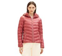 Chaqueta Acolchada Ligera de Mujer TOM TAILOR Con Capucha, Rosa (11850-rosa barroca), XXXL