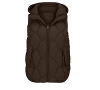 Chaqueta acolchada ligera para mujer, chaqueta acolchada de algodón, chaqueta de punto desmontable, chaleco de algodón, chaleco suelto sin mangas, chaleco para el trabajo, al aire libre, caminar