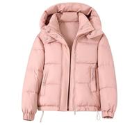 Chaqueta acolchada ligera para mujer con capucha extraíble para invierno | Ideal para paseos, trabajo y días fríos; mantiene el calor con comodidad y combina con vaqueros, jerséis o leggings.