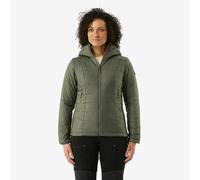 Chaqueta acolchada montaña y trekking con capucha Mujer Forclaz MT100 2XL