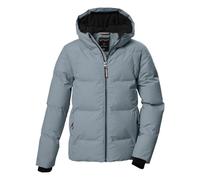 killtec Niñas Chaqueta acolchada/chaqueta de invierno con capucha KOW 357 GRLS QLTD JCKT, hell rauchblau, 140, 42150-000