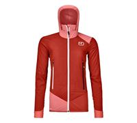 Chaqueta acolchada Ortovox Swisswool Col Becchei Hybrid Jacket (naranja atardecer) mujer