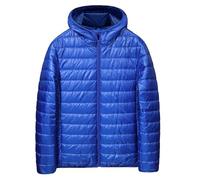 Chaqueta acolchada para hombre, chaqueta cálida de plumón, chaqueta de invierno monocolor, chaqueta acolchada de algodón, abrigo de invierno, cremallera, chaqueta de entretiempo, cómoda chaqueta con