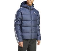 Chaqueta acolchada semigruesa con capucha Essentials Hombre Talla S. Color Azul