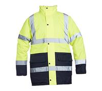 Chaqueta aislante impermeable Blackrock Hi Vis, Para hombres y mujeres, Chaqueta amarilla, Abrigo, Utilidad y seguridad, Trabajos de construcción, Repelente al agua, EN 20471 Clase 3, EN343 3:1