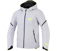 Alpinestars Aeroshel Chaqueta textil impermeable para motocicleta, gris-amarillo, tamaño 3XL para Hombres