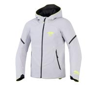 Chaqueta Alpinestars Aeroshell WP MC gris medio, amarillo fluo