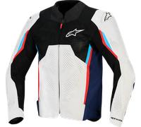 Chaqueta de moto Alpinestars Ast V3 Air Plateado/Azul Oscuro/Rojo BrillanteS Plateado,Azul Oscuro,Rojo Brillante
