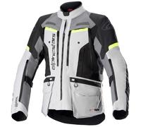 Alpinestars Bogotá Pro, chaqueta textil Drystar 3XL male Gris Claro/Gris Oscuro/Amarillo Neón