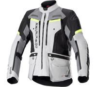 Chaqueta Alpinestars Bogota Pro Drystar Gris hielo-gris oscuro-amarillo fluor 4XL