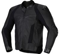 Alpinestars Missile V3, chaqueta de cuero 58 male Negro/Negro