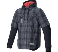 Chaqueta Alpinestars MO.ST.EQ Tartan Gris y negro XL