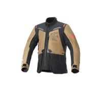 Alpinestars ST-7 2L Gore-Tex chaqueta textil impermeable para motocicletas, negro-marrón, tamaño S para Hombres