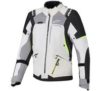 Chaqueta Alpinestars Stella Andes V4 Drystar Gris hielo-gris oscuro-negro-amarillo fluor XXL