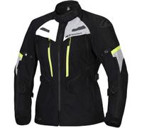 Alpinestars Bogotá Pro, chaqueta textil Drystar mujer L female Negro/Gris Claro/Amarillo Neón