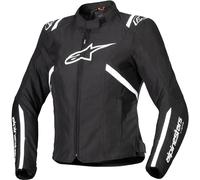 Alpinestars Stella T-SPS V2 Chaqueta textil impermeable para mujer, negro-blanco, tamaño 2XL