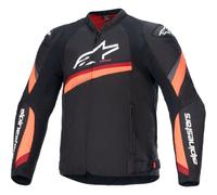 Chaqueta Alpinestars T-GP Plus R V4 Negro y rojo fluor XL
