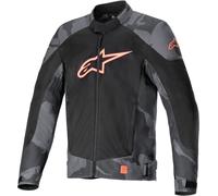 Chaqueta Alpinestars T SP X Superair Gris camuflaje y rojo fluor XL