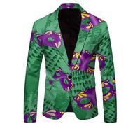 Chaqueta Americana De Vestir Hombre, Chaqueta de Traje Informal para Hombre con diseño Divertido en impresión 3D Moderna y Elegante