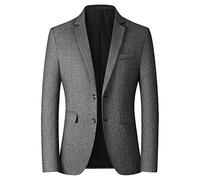 Chaqueta Americana Hombre Casual, Chaqueta Informal de Traje pequeño para Hombre con diseño Elegante y Bolsillo Funcional