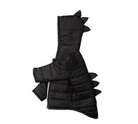 Chaqueta Bebé Niño con Capucha Abrigo Invierno Ligero con Diseño Animados Dinosaurio para Chicos 1-7 Años Ropa Invierno de Algodón con Cremallera para Esquí Traje de Invierno (Negro, 6-7 Años)