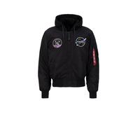 Alpha Industries MA-1 VF Hood Dark Side Chaquetas Talla L - Negro