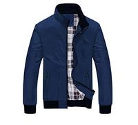 Chaqueta bomber ligera para hombre, chaqueta bomber fina deportiva, cortavientos, cierre de cremallera, chaqueta deportiva al aire libre, chaqueta cálida de invierno, chaqueta inteligente casual de
