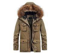 Chaqueta bomber para hombre con capucha, chaqueta de snowboard transpirable, de secado rápido, con capucha, para el trabajo, abrigos deportivos con bolsillo, caqui, XL
