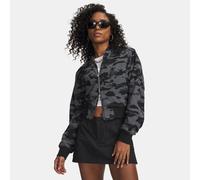 Chaqueta bomber Under Armour Unstoppable Mesh Camo para mujer Castlerock / Ultimate Negro S