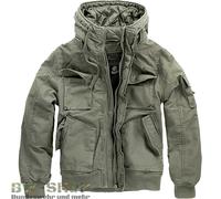 CHAQUETA BRANDIT BRONX EJÉRCITO OUTDOOR CHAQUETA DE INVIERNO FORRADA CAPUCHA ...
