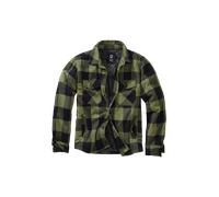 Brandit Lumber Chaqueta, negro-verde, tamaño XL para Hombres