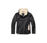 Brandit Windbreaker Sherpa Chaqueta, negro, tamaño M