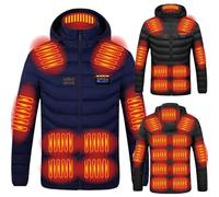 Chaqueta Calefactable Hombre Mujer chaqueta cálida para Moto Temperatura Chaqueta Calefactable para pesca (sin batería) Para Exterior Cámping Senderismo Golf chaqueta de invierno para senderismo