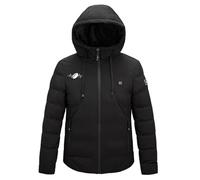 Chaqueta Calefactable Hombre Mujer, Chaqueta Térmica 4 Zonas de Calefacción Ropa Calefactor Eléctrico, Chaqueta Calefactada Recargable Por Usb Invierno Trabajo Moto Caza Temperatura Regulable