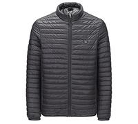 Chaqueta Calefactable Hombre sin Capucha Plumas Caza y Esquí Chaqueta Termica Polar Abrigo Cazadora Ropa Calefactables Hombre Chaquetas con Calefaccion Invierno 3 Zonas 3 Temperaturas Ajustables