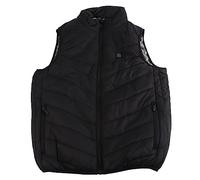 Chaqueta calefactable unisex 3 engranajes cuatro zonas calefacción fibra de poliéster chaleco térmico eléctrico para invierno al aire libre (SG)
