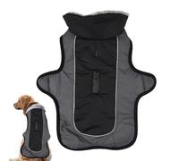 Chaqueta cálida para perro, chaqueta reflectante de algodón para perros grandes, abrigo de terciopelo para mascotas, chaqueta de invierno impermeable, chaleco cálido, ropa de invierno para perros