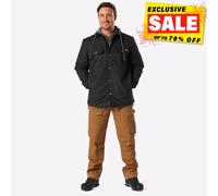 Chaqueta Camisa De Trabajo Resistente Al Agua Para Hombre Dickies Negra