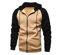 Chaqueta casual de invierno con capucha y bolsillo para hombre, con estampado de bolsillo, ropa deportiva Picture4, color 3XL