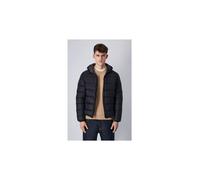 Champion Legacy Outdoor (220342) -WR Light Nylon Cirè 35gr Tonal Script Logo Hooded Chaqueta, Negro (KK001), L para Hombre
