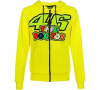 Chaqueta con capucha a rayas Valentino Rossi para mujer, amarillo, XS