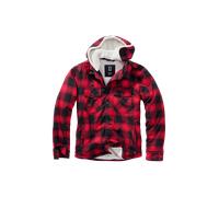 Chaqueta con Capucha Brandit Lumber Rojo/NegroXL Rojo,Negro
