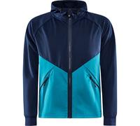 CRAFT Glide Hood Jacket M - Hombre - Azul / Verde - talla XL- modelo 2023